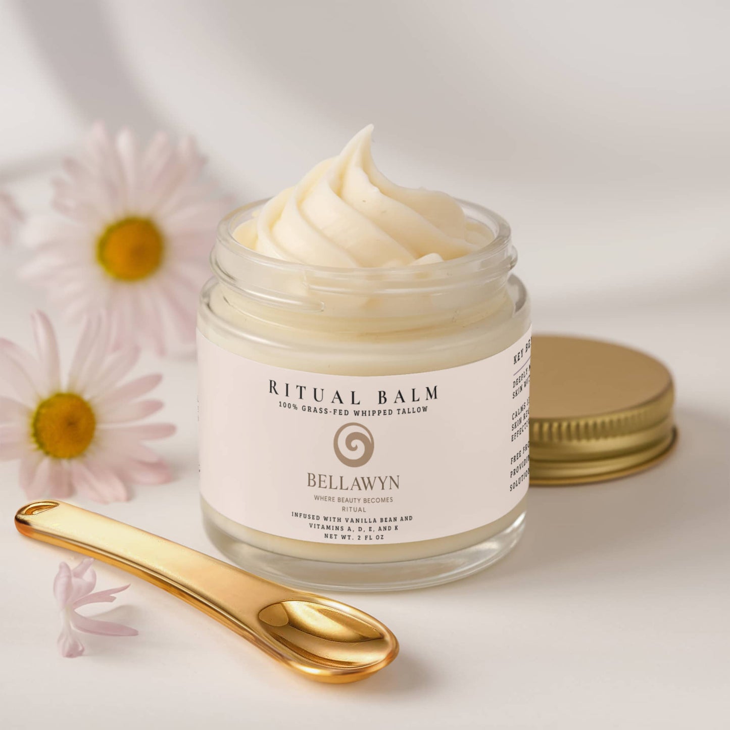 Ritual Balm: Whipped Grass-Fed Tallow Balm with Vanilla Bean