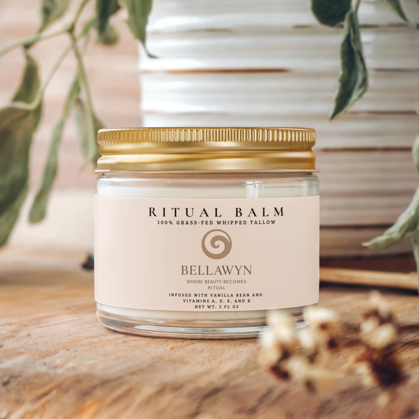 Ritual Balm: Whipped Grass-Fed Tallow Balm with Vanilla Bean