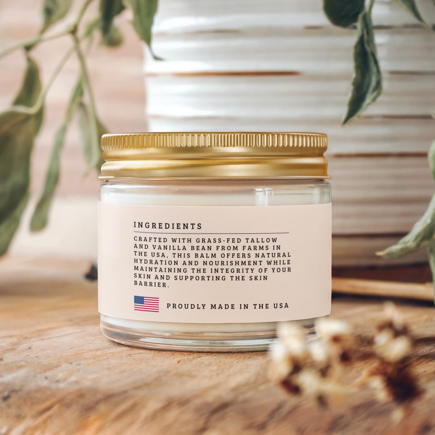 Ritual Balm: Whipped Grass-Fed Tallow Balm with Vanilla Bean