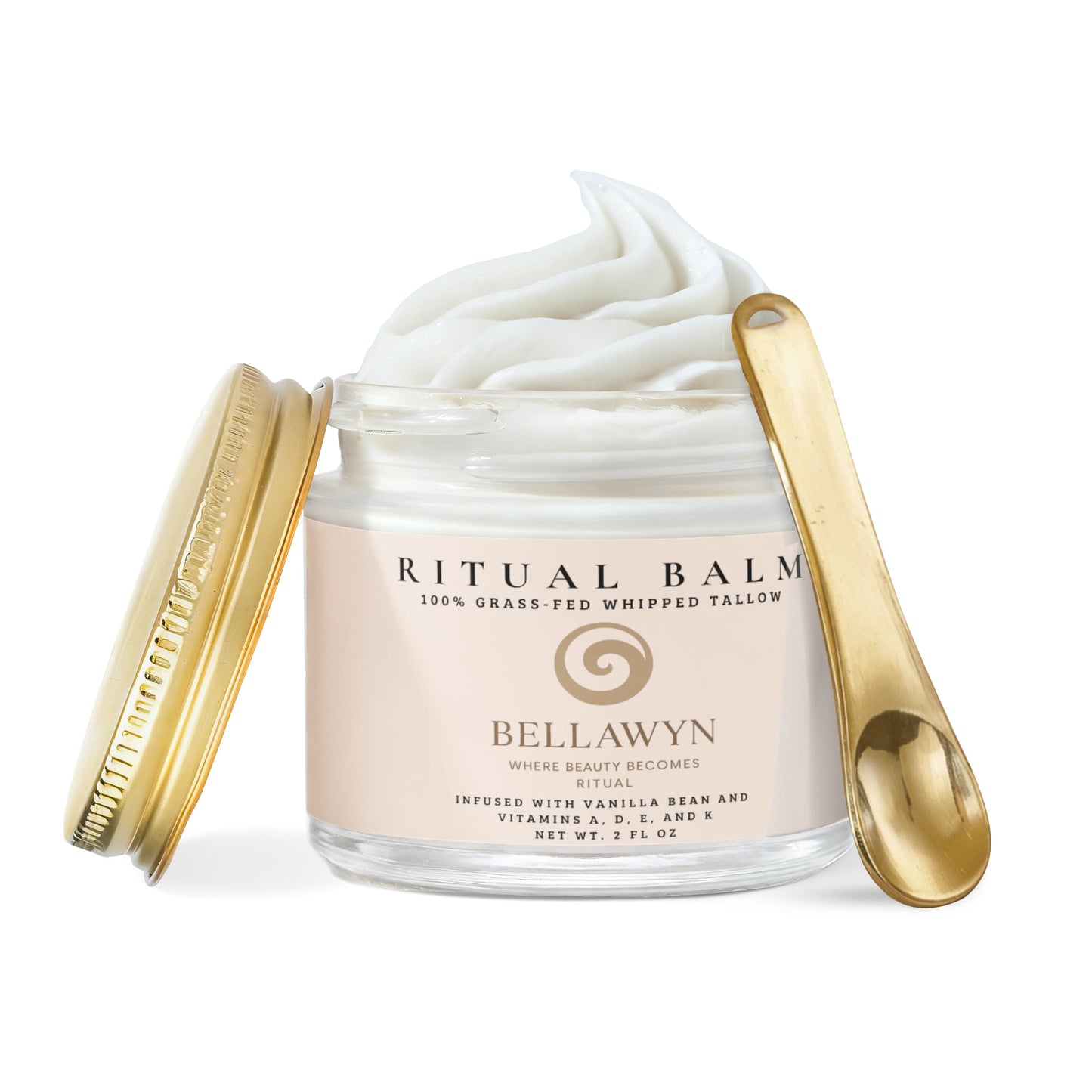Ritual Balm: Whipped Grass-Fed Tallow Balm with Vanilla Bean