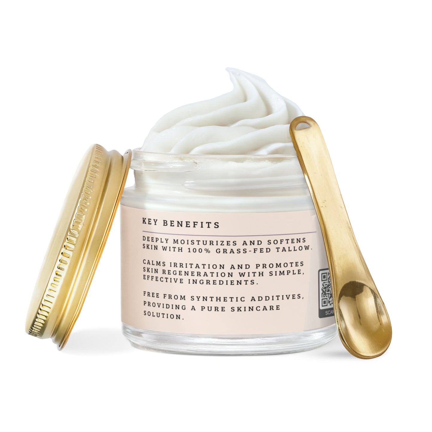 Ritual Balm: Whipped Grass-Fed Tallow Balm with Vanilla Bean
