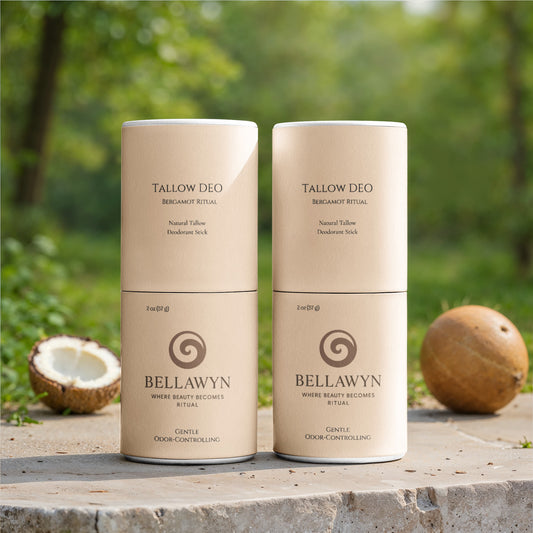 2 Pack Tallow Deo: Natural Tallow Deodorant Stick